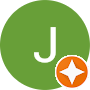 A green circle with the letter j on it.